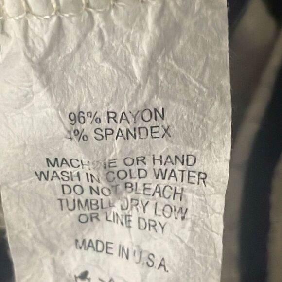 Free Kisses Striped Tunic Tee 2X Navy Oatmeal - Picture 10 of 10